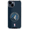 NBA Minnesota Timberwolves Distressed iPhone 15 Clear Case